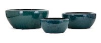 16 Inch Dark Teal Garden Planter