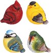 Assorted For The Birds Poly Stone Statue