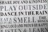 Smile Share Joy Metallic Canvas Wall Art-2