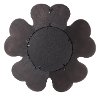 Flower-Shaped Framed Mirror with 2 Layers of Wooden Distressed Finishes-2
