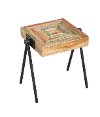 Recycled Teak Nested Side Tables - Set of 2-2