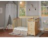 Natural 4-in-1 Convertible Crib & Changer - Jayden-1