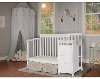 White 4-in-1 Mini Convertible Crib & Changer - Jayden