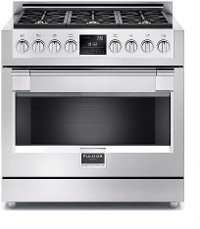 Fulgor Milano 36 Inch Stainless Steel Dual Fuel Range