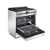 Fulgor Milano 36 Inch Stainless Steel Dual Fuel Range-2