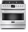 Fulgor Milano 36 Stainless Steel Dual Fuel Range