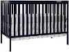 Black 5-in-1 Convertible Crib - Synergy-1