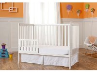 White 5-in-1 Convertible Crib - Synergy