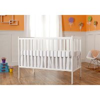 White 5-in-1 Convertible Crib - Synergy-3