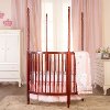 Espresso Posh Circular Crib - Sophia