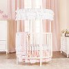 White Posh Circular Crib - Sophia-3