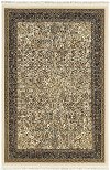 Clearance 5 x 8 Medium Ivory and Black Area Rug - Masterpiece