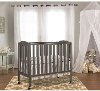 Steel Grey 3-in-1 Folding Portable Crib