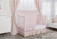 Blush Pink 5-in-1 Convertible Crib - Bailey