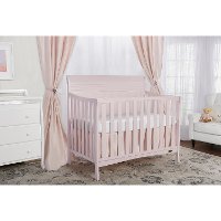 Blush Pink 5-in-1 Convertible Crib - Bailey-7