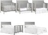 Dove Grey 5-in-1 Convertible Crib - Bailey-3