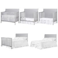Dove Grey 5-in-1 Convertible Crib - Bailey-6
