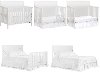 White 5-in-1 Convertible Crib - Bailey-2
