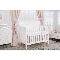 White 5-in-1 Convertible Crib - Bailey-5