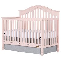 Blush Pink 5-in-1 Convertible Crib - Charlotte-2