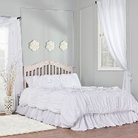 Blush Pink 5-in-1 Convertible Crib - Charlotte-4