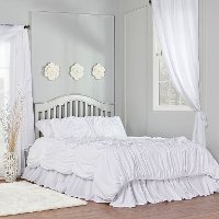 Storm Grey Pearl 5-in-1 Convertible Crib - Charlotte-4