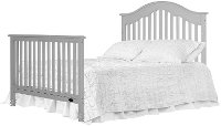 Storm Grey Pearl 5-in-1 Convertible Crib - Charlotte-7