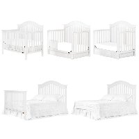 White 5-in-1 Convertible Crib - Charlotte-5