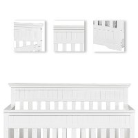 White 5-in-1 Convertible Crib - Chesapeake-3