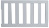 Silver Gray Toddler Guardrail - Dream On Me
