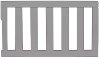 Silver Gray Pearl Toddler Guardrail - Dream On Me