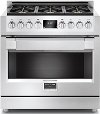 Fulgor Milano 36 Inch Gas Range - Stainless Steel-1