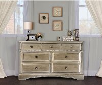 Pewter 7-Drawer Double Dresser - Catalina