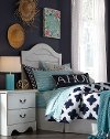 Clearance White Casual Classic Twin Headboard - Taylor