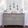 Storm Grey Double Dresser - Santa Fe