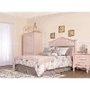 Blush Pink 5 in-1 Convertible Crib - Aurora -2