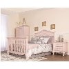 Blush Pink 5 in-1 Convertible Crib - Aurora -3