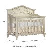 Blush Pink 5 in-1 Convertible Crib - Aurora -4