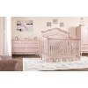 Blush Pink 5 in-1 Convertible Crib - Aurora -5