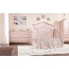 Blush Pink 5 in-1 Convertible Crib - Aurora -6