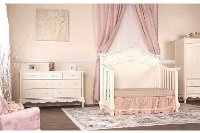 Ivory Lace 5 in-1 Convertible Crib - Aurora