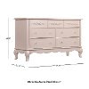 Blush Pink 7-Drawer Double Dresser - Aurora -2