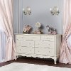 Ivory Lace 7-Drawer Double Dresser - Aurora