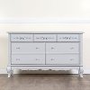 Grey Pearl 7-Drawer Double Dresser - Aurora
