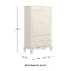 Blush Pink Armoire - Aurora -3