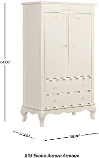 Blush Pink Armoire - Aurora -3