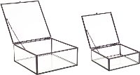 6 Inch Square Glass Storage Box