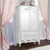 Grey Pearl Armoire - Aurora