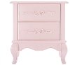 Blush Pink 2-Drawer Nightstand - Aurora