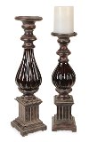 18 Inch Poly Stone Candle Holder